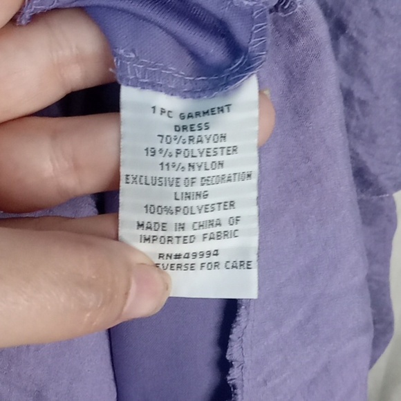 R &M Richard's lavender formal beaded dress size 18 - Picture 7 of 7